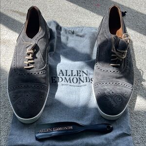 Allen Edmonds Dark Gray Men's Oxfords
